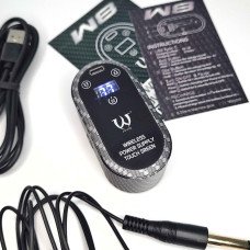 Беспроводной блок питания AVA W8 для тату машинки (тату аккумулятор, power bank 1900 мАч)