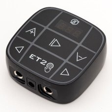 Блок питания EZ Easy Touch 2 Black с магнитами, цветной подсветкой и ручным управлением для тату машинки