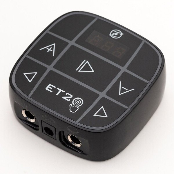Блок живлення EZ Easy Touch 2 Black з магнітами, кольоровою підсвіткою та ручним керуванням для тату машинки