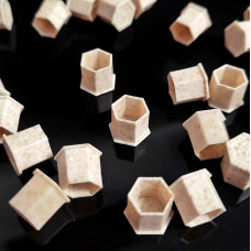 М Капсы с основанием 11 мм. 100 шт.  биоразлагаемые ЭКО  (Колпачки для краски)