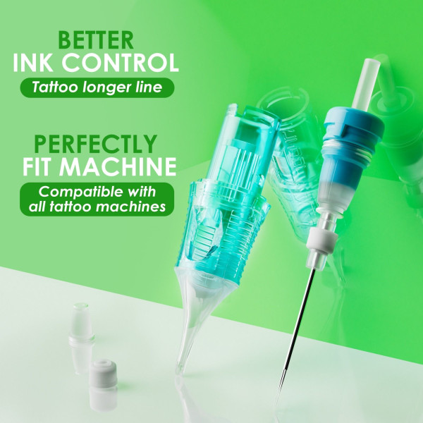 Картридж для тату JCONLY Vetar 18 RL | 0.35mm