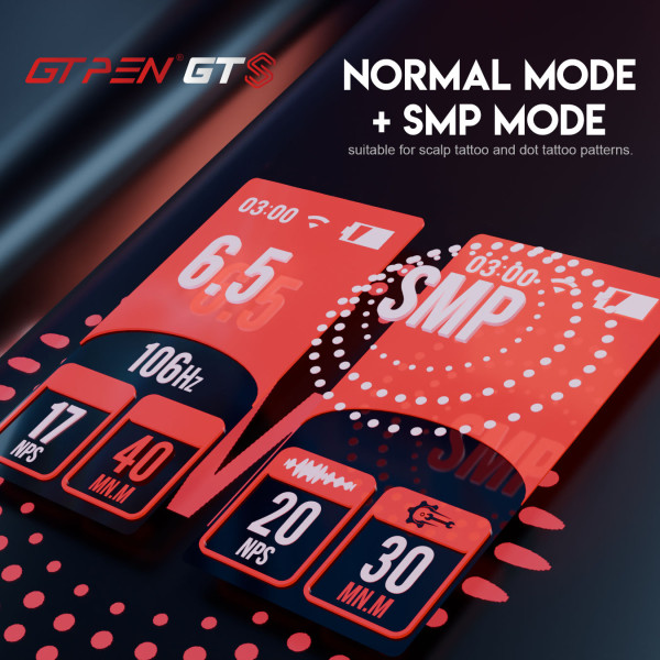 Бездротова тату-машинка AVA GTS Срібна ( хід голки 2,0-4,5мм)