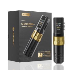Беспроводная тату машинка JCONLY EPOCH с регулировкой силы удара и двумя аккумуляторами