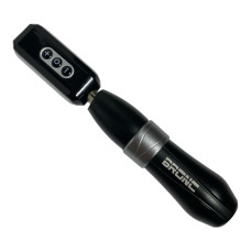 Бездротова машинка для тату BRONC Pen V10 Grey (Набір: машинка + акумулятор)