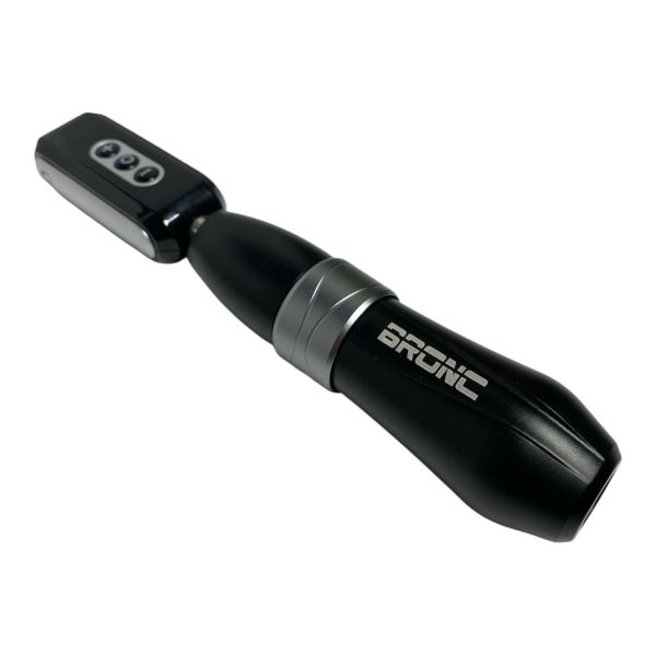 Беспроводная машинка для тату BRONC Pen V10 Grey (Набор: машинка + акумулятор)