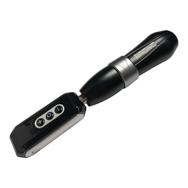 Бездротова машинка для тату BRONC Pen V10 Grey (Набір: машинка + акумулятор)