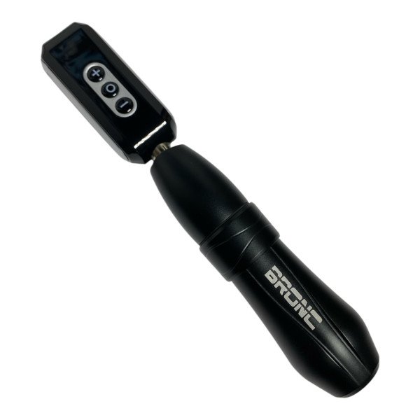 Бездротова машинка для тату BRONC Pen V10 Black (Набір: машинка + акумулятор)