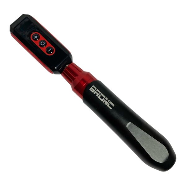 Бездротова машинка для тату BRONC Pen V6 Red (Набір: машинка + акумулятор)