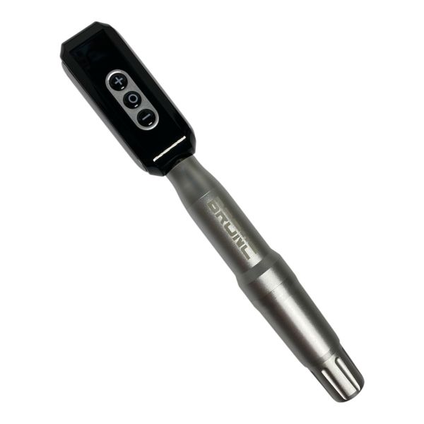 Беспроводная машинка для тату BRONC Pen V4 Grey (Набор: машинка + акумулятор)