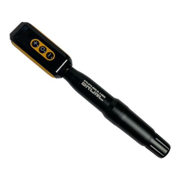 Беспроводная машинка для тату BRONC Pen V4 Black (Набор: машинка + акумулятор)