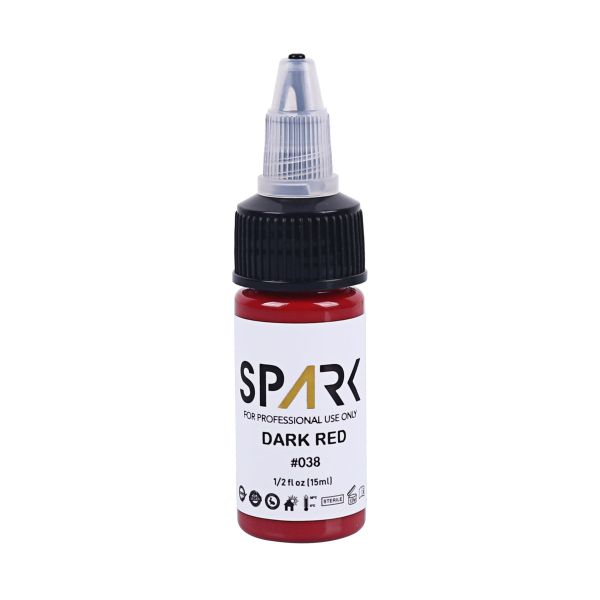 Тату краска Spark Dark Red (15мл.)