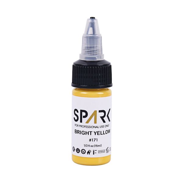 Тату краска Spark Bright Yellow (15мл.)