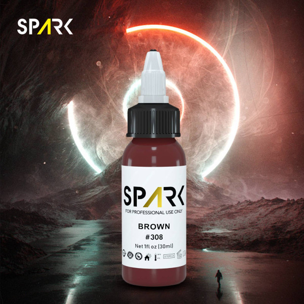Тату краска Spark Brown (15мл.)