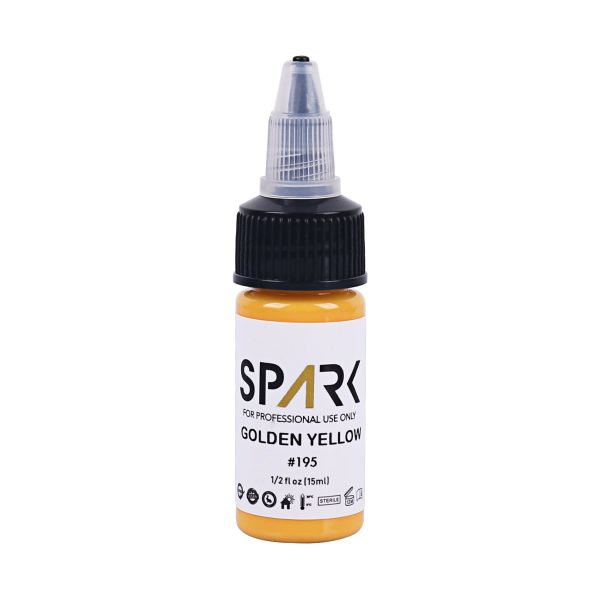Тату краска Spark Golden Yellow (15мл.)