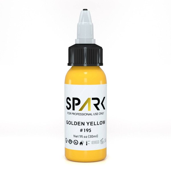 Тату фарба Spark Golden Yellow  (30мл.)