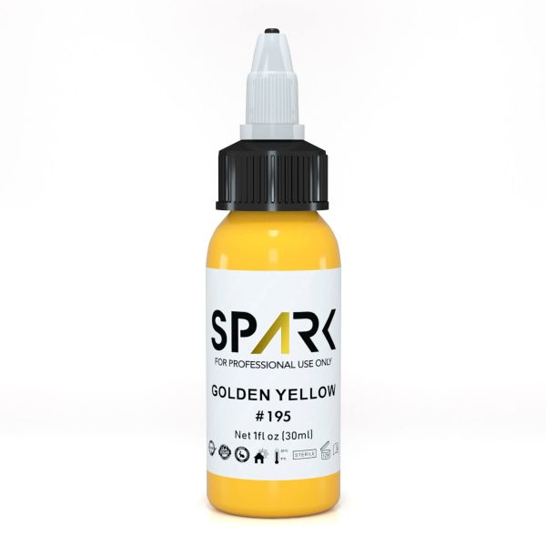 Тату краска Spark  Golden Yellow   (30мл.)