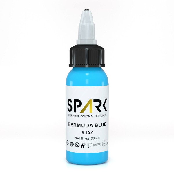 Тату краска Spark Bermuda Blue  (30мл.)