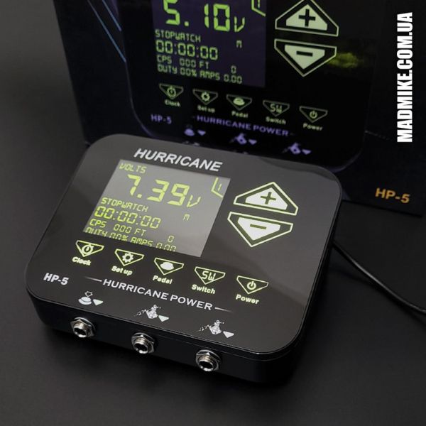 Блок питания Hurricane Power-HP5 для татуировки машинки