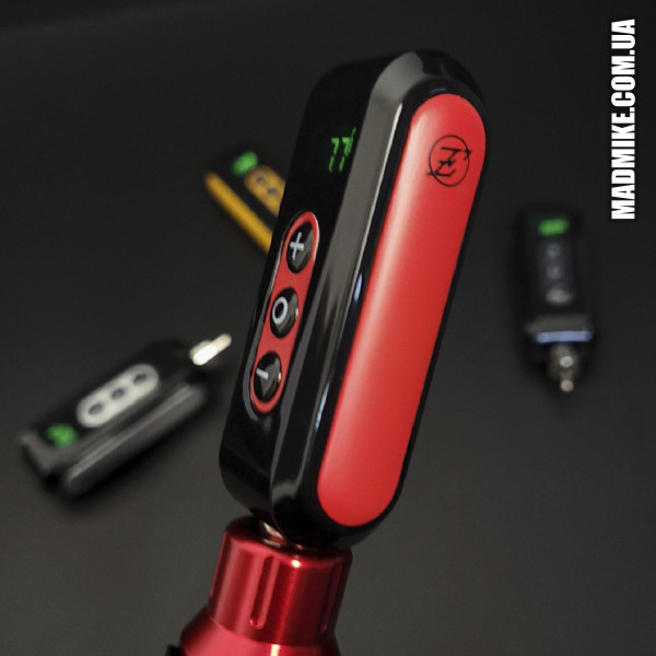 Беспроводной блок питания EZ PG2 Mini для тату машинки (Red)