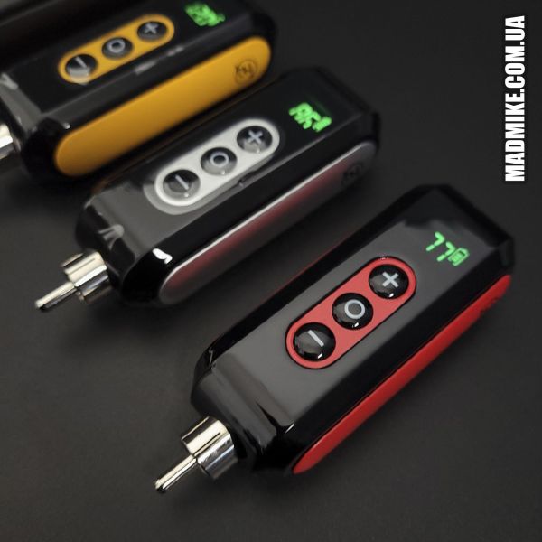 Бездротовий блок живлення EZ PG2 Mini для тату машинки (Yellow)