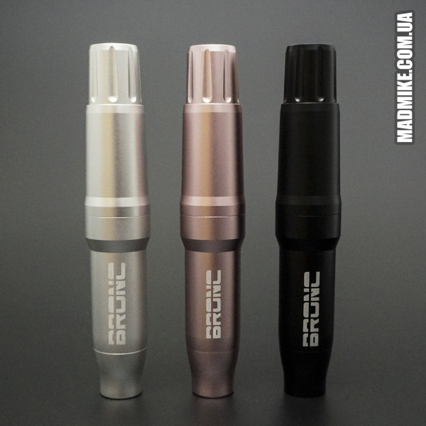 Беспроводная машинка для тату BRONC Pen V4 Black (Набор: машинка + акумулятор)