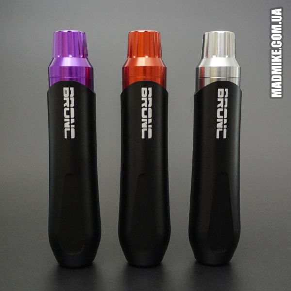 Бездротова машинка для тату BRONC Pen V6 Purple (Набір: машинка + акумулятор)