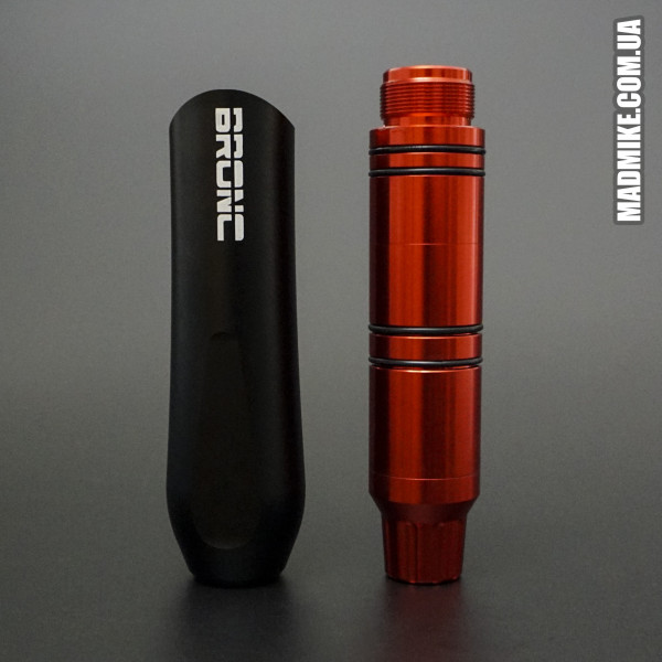 Бездротова машинка для тату BRONC Pen V6 Red (Набір: машинка + акумулятор)