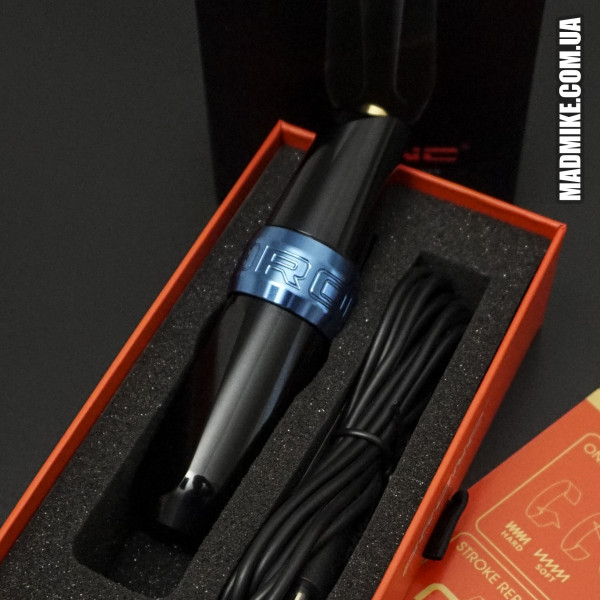 Бездротова машинка для тату BRONC Pen V7 Blue (Набір: машинка + акумулятор)