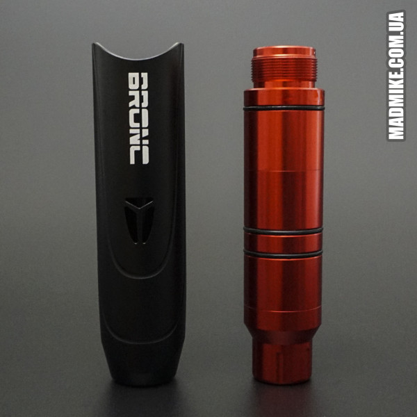 Бездротова машинка для тату BRONC Pen V8 Red (Набір: машинка + акумулятор)