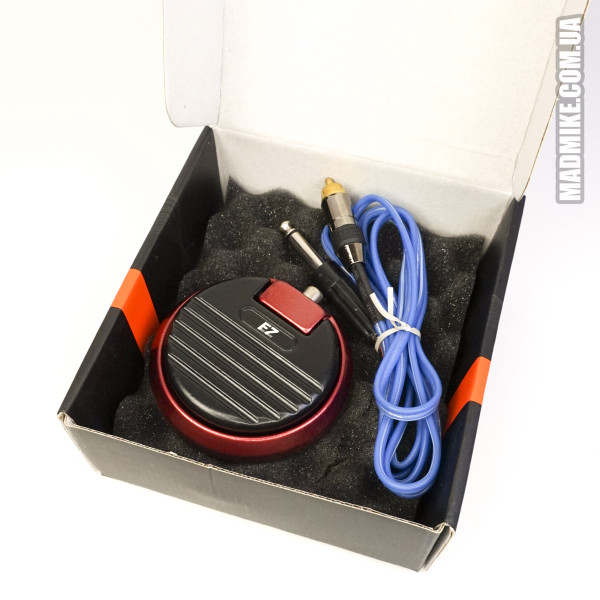 Педаль для тату машинки EZ (кругла, червона)