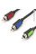 EZ Master Flat RCA Cord (синий) для тату машинки
