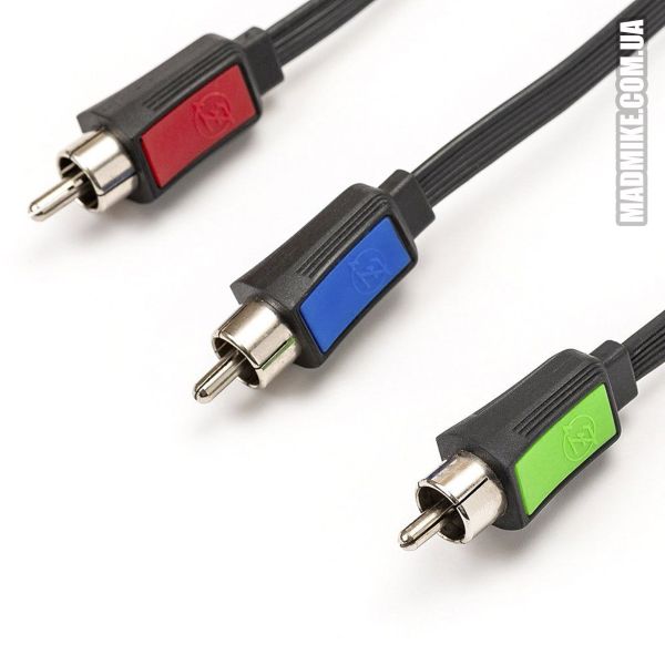 EZ Master Flat RCA Cord (синій) для тату машинки