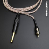 RCA-корд с прямым штекером красный для татуировки машинки.