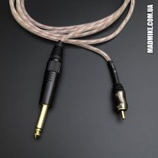 RCA-корд із прямим штекером червоний для тату машинки