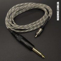 RCA-корд с прямым штекером черный для татуировки машинки