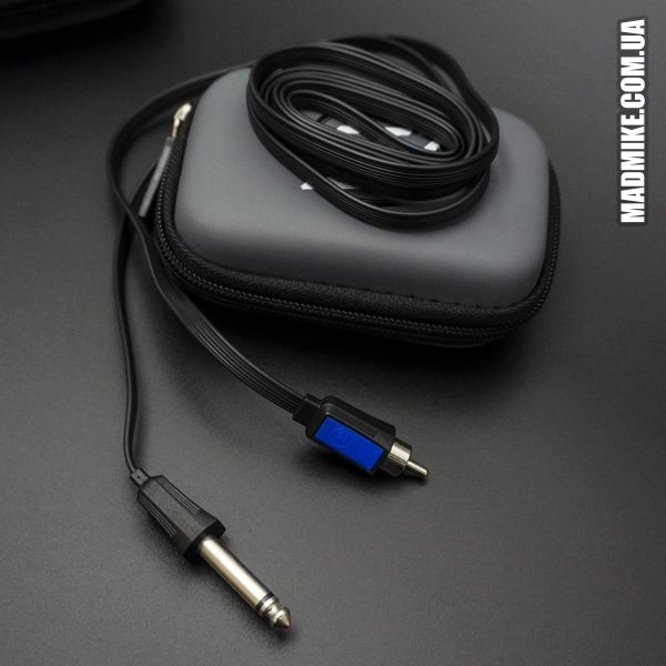 EZ Master Flat RCA Cord (синий) для тату машинки