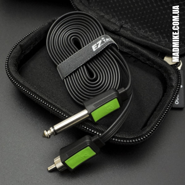 EZ Master Flat RCA Cord (зелений) для тату машинки