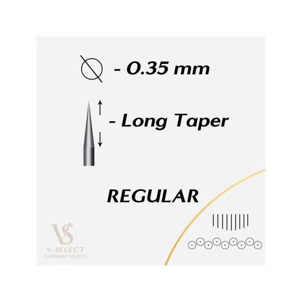 Картридж для тату V-Select 7 RM | 0.35mm