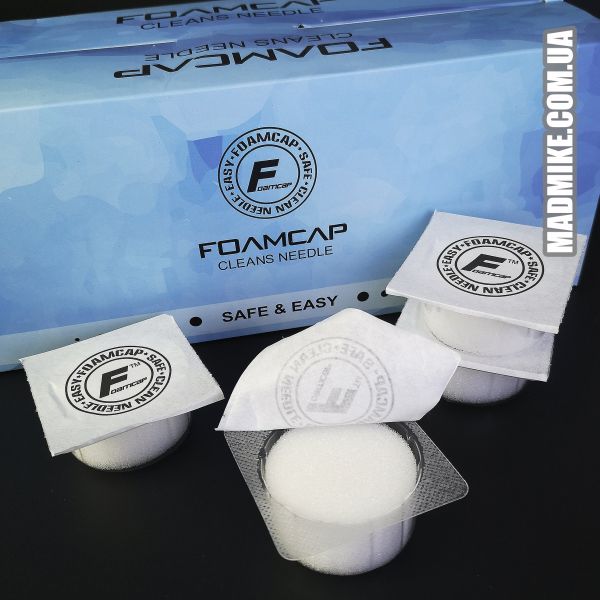 Губки для очистки игл AVA Foam Cap