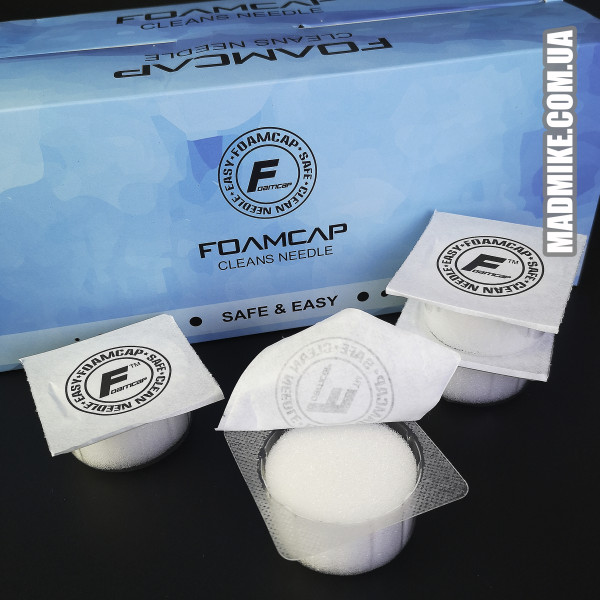 Губки для очистки игл AVA Foam Cap