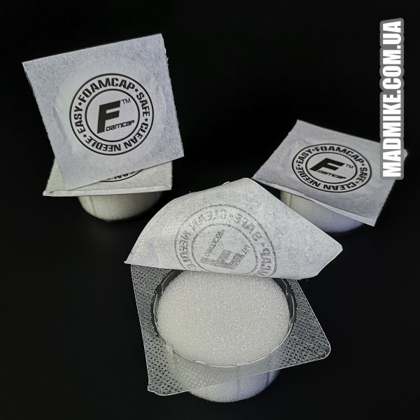 Губки для очистки игл AVA Foam Cap